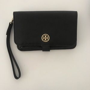 Tory Burch Black Wristlet